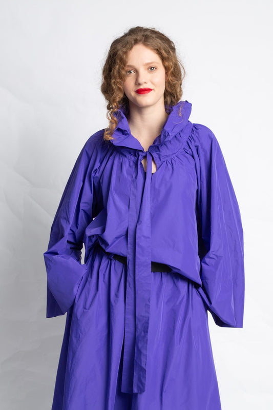Blouse in taffeta T840