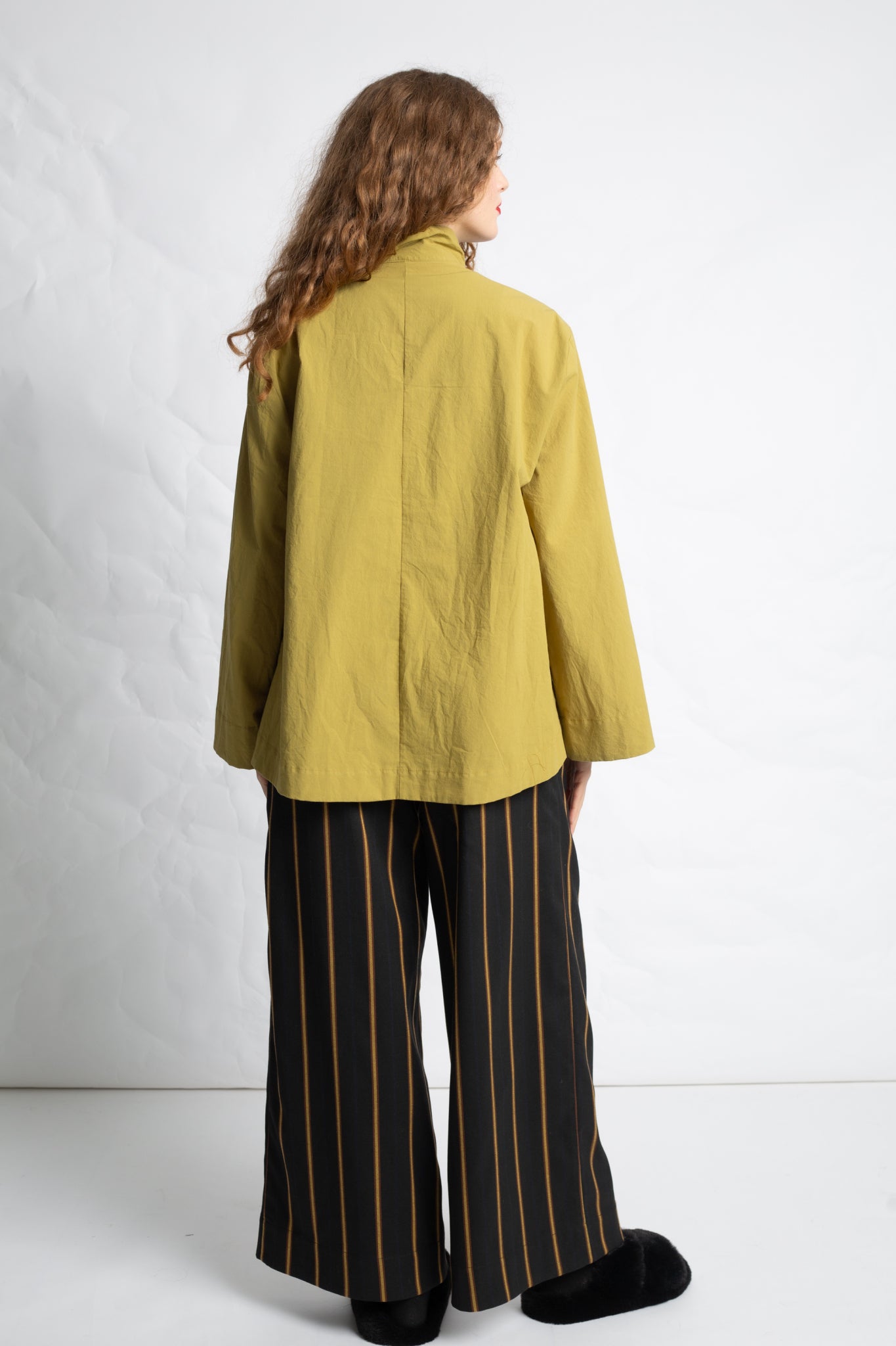 Blouse in cotton with long sleeves T848