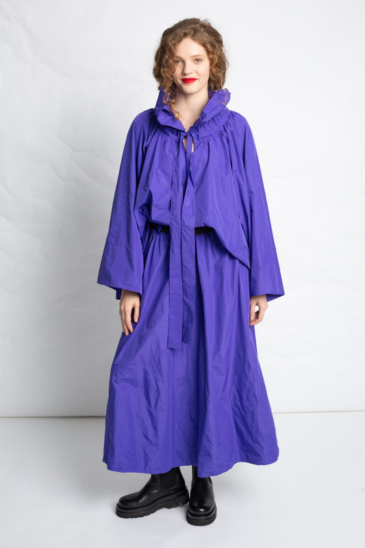 Taffeta long skirt J618