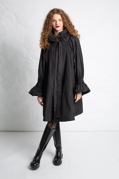 Robe midi en taffetas R887