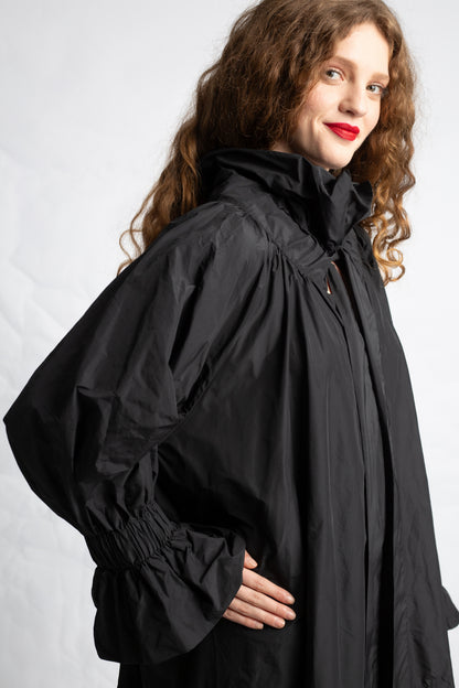 Robe midi en taffetas R887