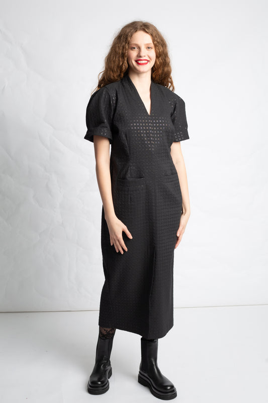 Robe 3/4 en mélange de coton R891